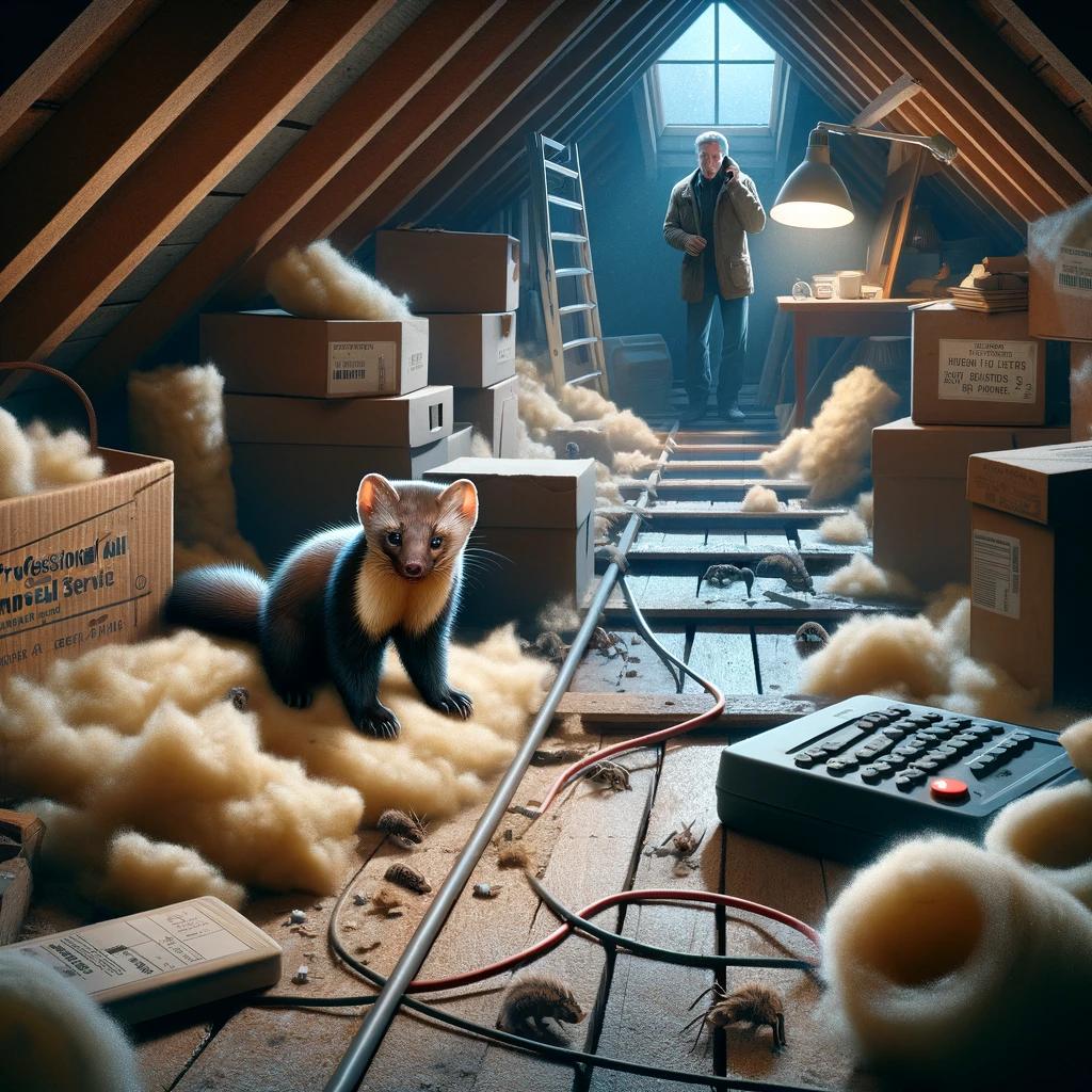 Jak rozpoznać obecność kuny na poddaszu? Co robić w takiej sytuacji?