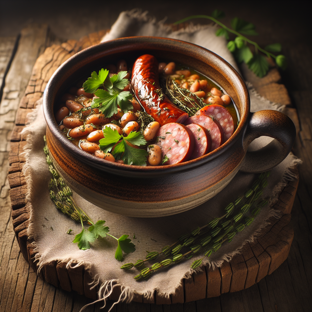 Przepis na fasolkę po bretoński z kiełbasą – prosto i tanio jak u babci