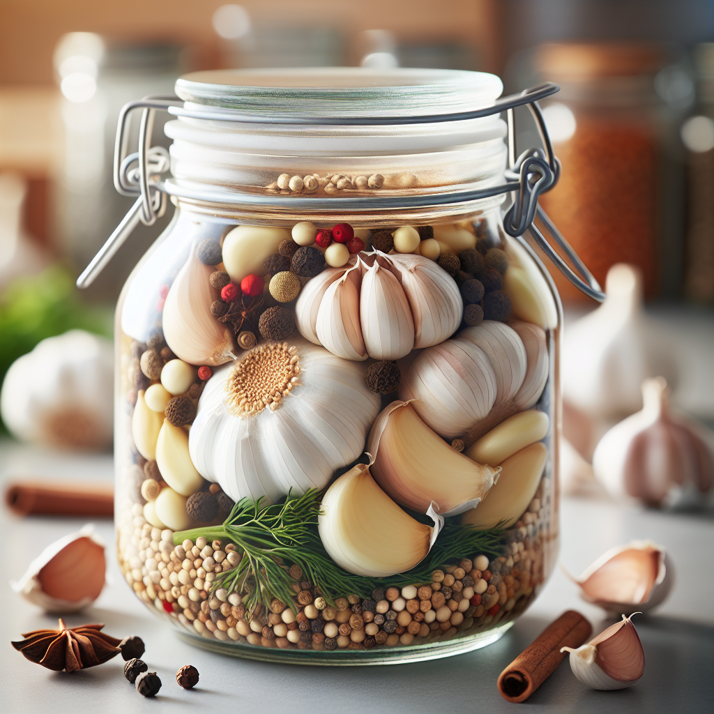 Kiszony czosnek – przepis na wzmocnienie odporności