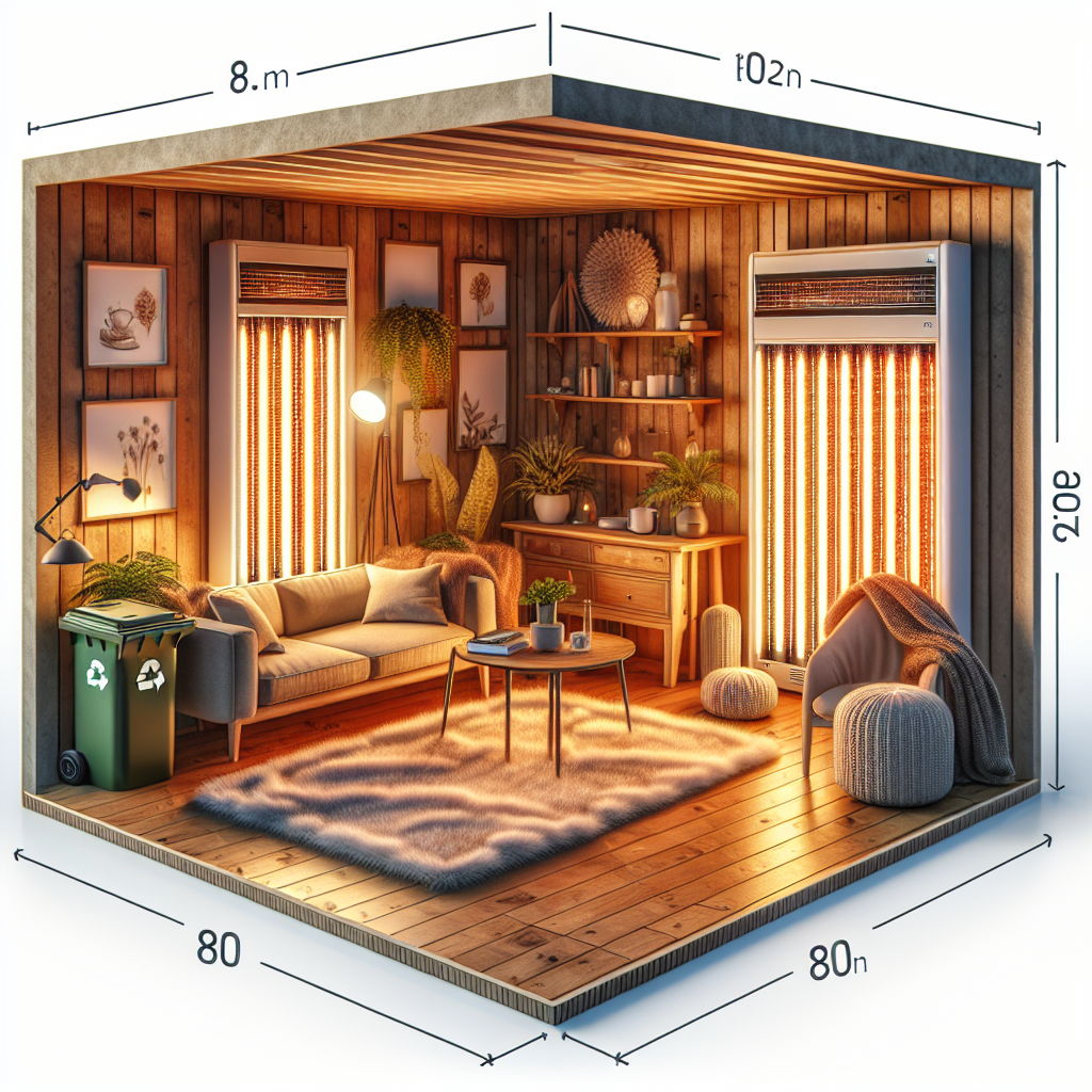 Energooszczędne grzejniki na podczerwień w domu 80 m² – koszty
